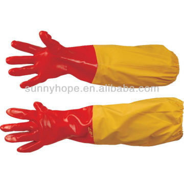 PVC-Handschuhe mit extra langen Ärmeln